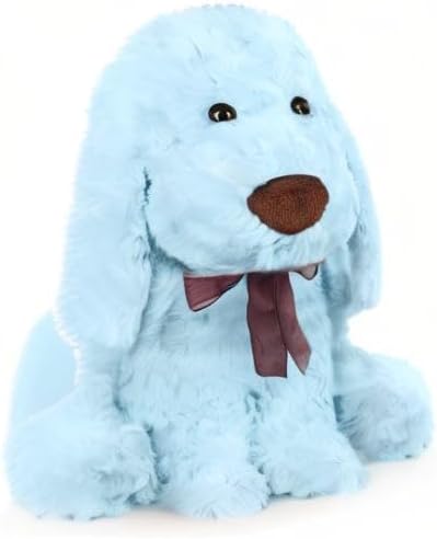 WEIGEDU Peluches de Peluche para Perros Cachorros Peludos, 11,8 Pul...