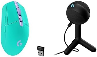 Logitech G 305 Lightspeed - Mouse inalámbrico para juegos (menta) +...