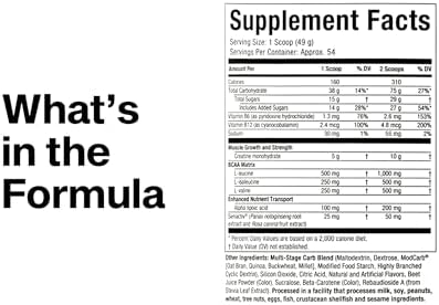 MuscleTech - Polvo de monohidrato de creatina Cell-Tech, polvo de c...