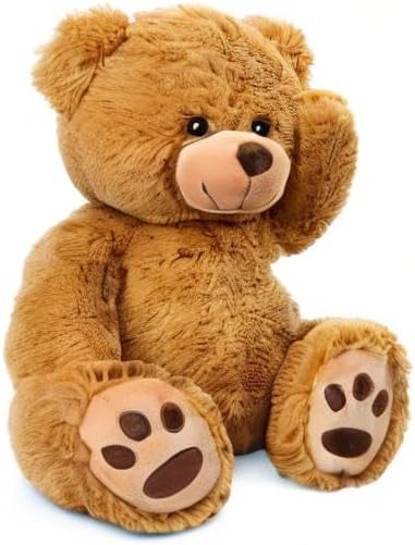 LotFancy Teddy Bear - Peluche de peluche suave de 20.0 in, color ma...