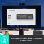 Logitech MX Mechanical Mini Teclado Inalámbrico Iluminado Táctil Si...