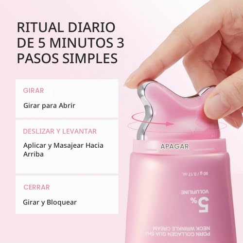 medicube PDRN Face &amp; Neck Reafirming Duo: Crema Gua Sha y Crema...