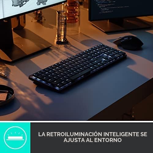 Logitech MX Mechanical Mini Teclado Inalámbrico Iluminado Táctil Si...