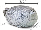 MerryXD Chubby Blob Seal Pillow - Almohada de peluche de algodón re...