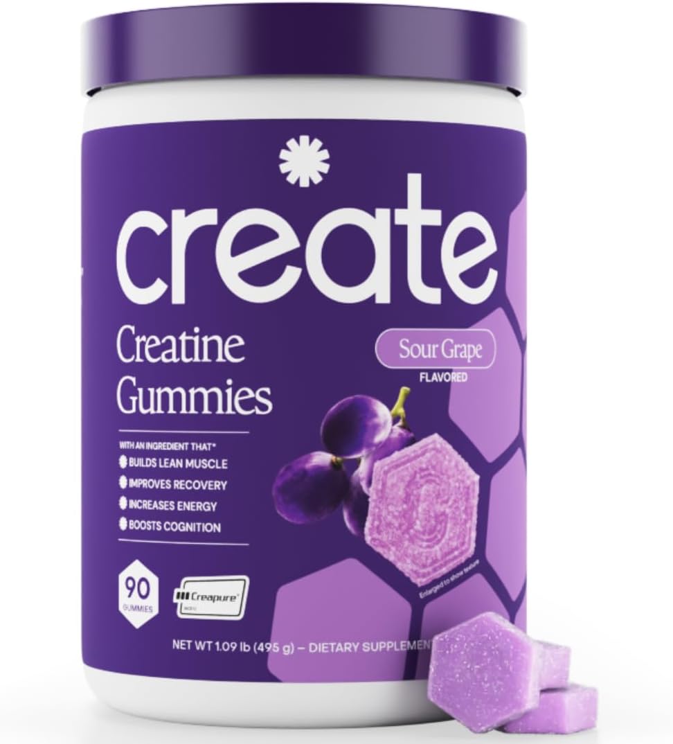 Create gomitas de monohidrato de creatina para mujeres y hombres, u...