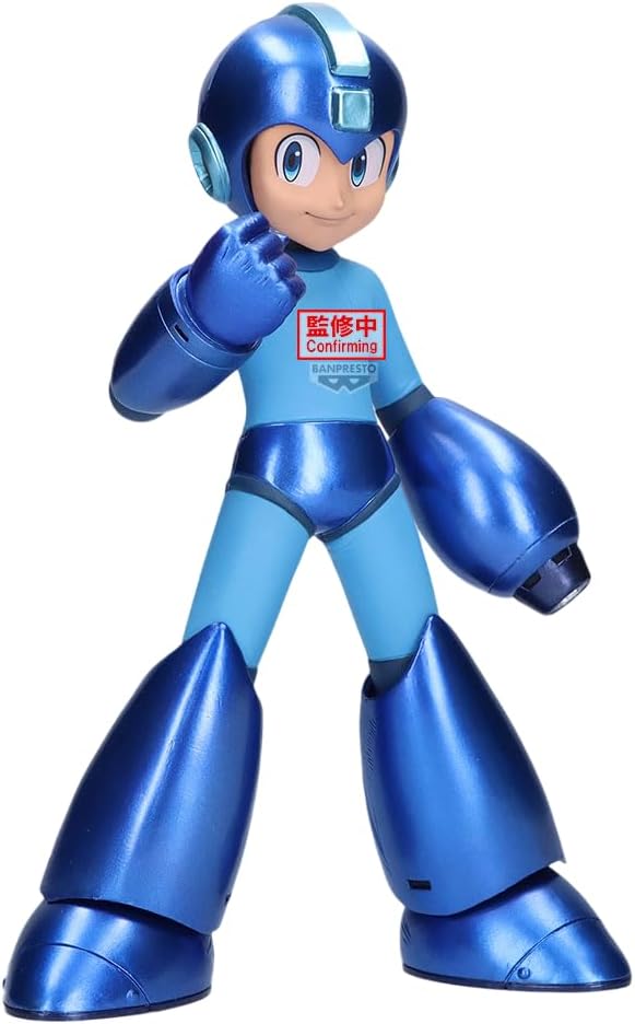 Banpresto - Mega Man - Figura Grandista de Mega Man (color metálico)