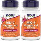 Now Supplements, MK-7 Vitamina K-2 100 mcg, apoyo cardiovascular*,...