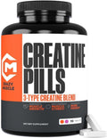 Crazy Muscle, Pastillas de Creatina, 5g 3X Monohidrato de Creatina...