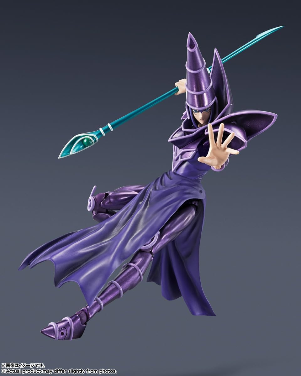 TAMASHII NATIONS - Yu-Gi-Oh! - Mago Oscuro, Figura de acción Bandai...