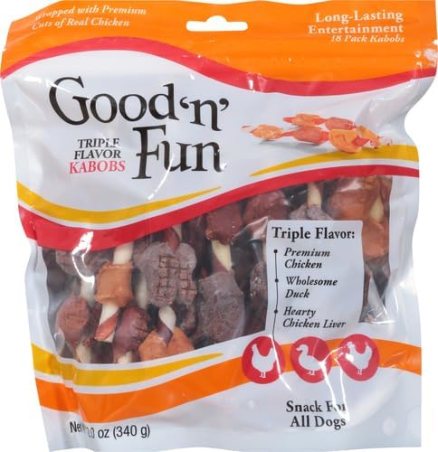 Good N Fun - Masticables de triple sabor para todos los perros, dal...