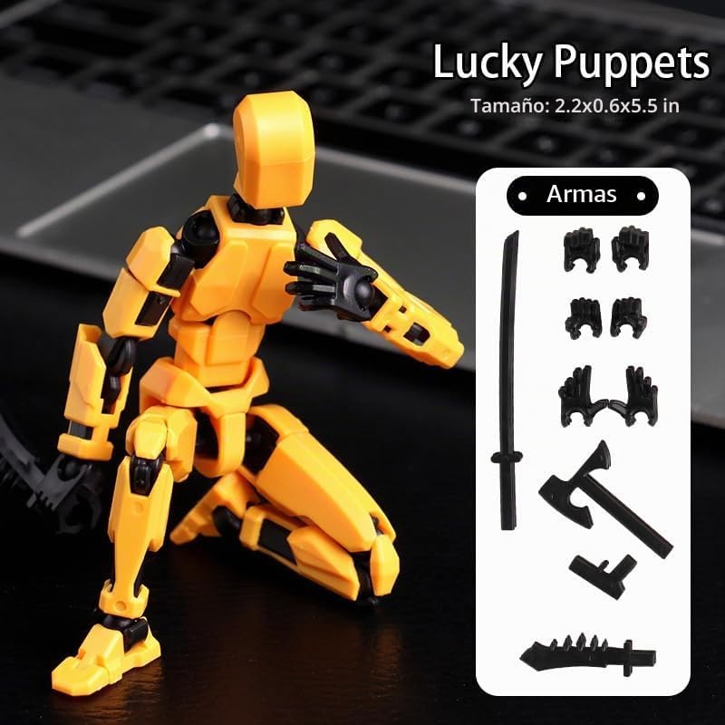 Dumwick Titan13 Figura de acción, Lucky Robot 13, figuras de acción...