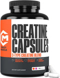 Cápsulas de monohidrato de creatina, suplemento preentrenamiento de...