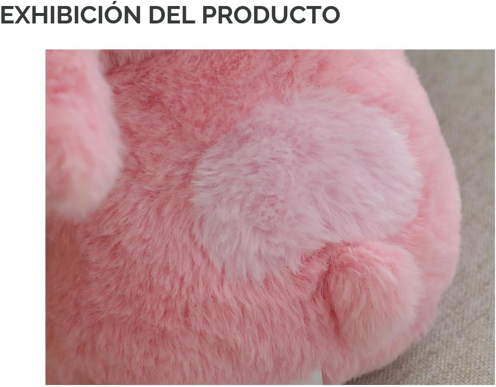 MINISO Disney Angel Stitch Peluche, Animal de Peluche Rosa de 10" p...
