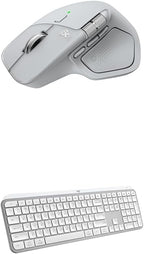 Logitech MX Master 4 - Ratón inalámbrico ergonómico Bluetooth con r...