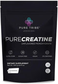 PURE TRIBE PureCreatine - Monohidrato de creatina micronizada alime...