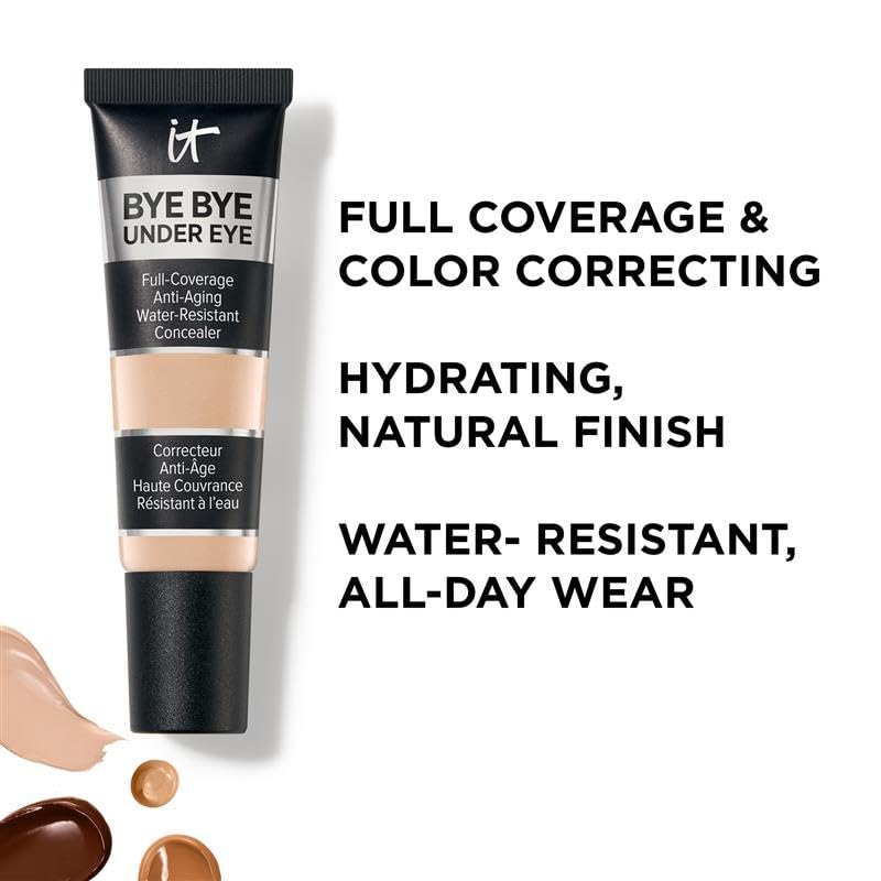 IT Cosmetics Bye Bye - Corrector para debajo de los ojos, resistent...