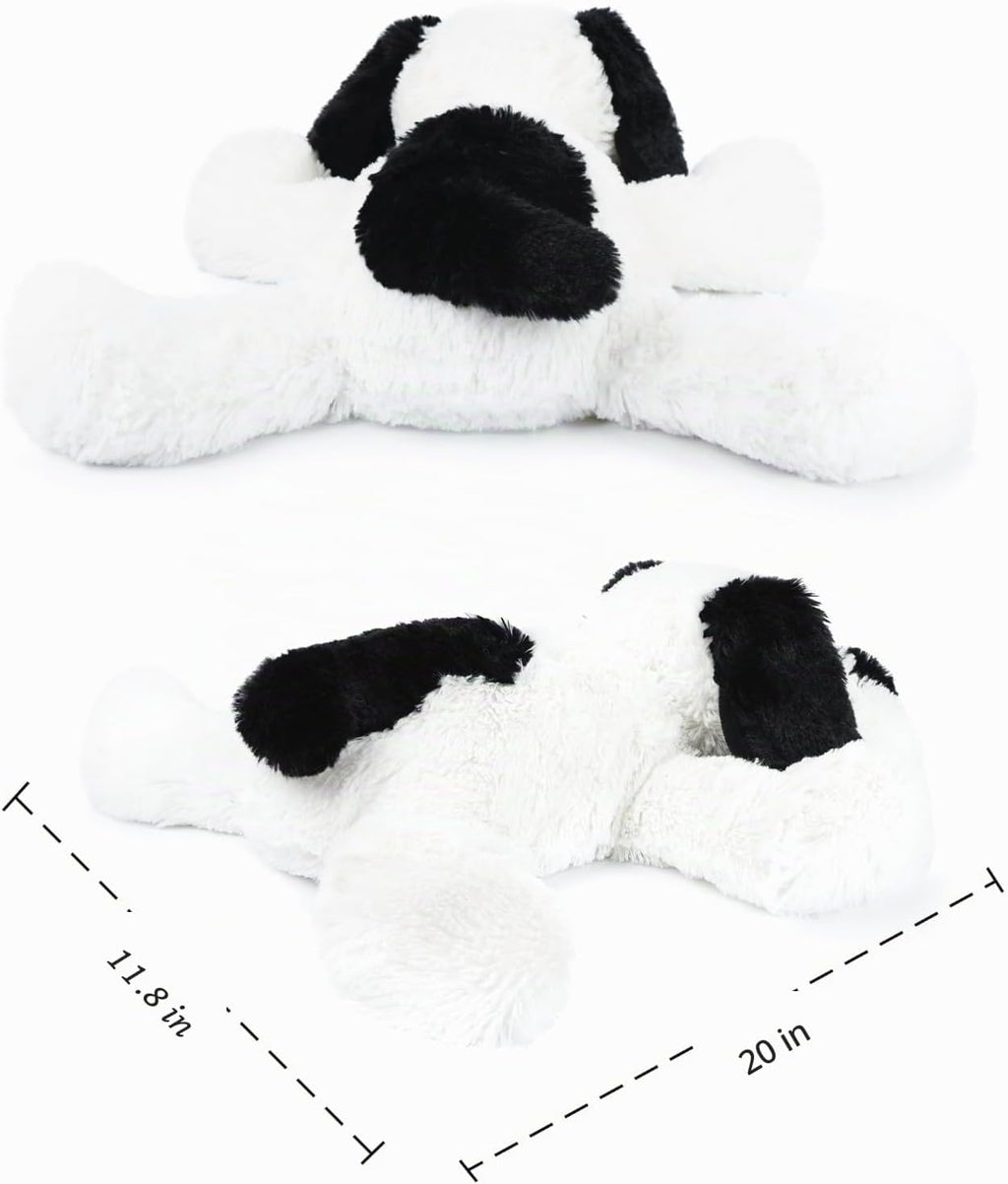 WEIGEDU Juguete de Peluche para Perro de Peluche, Beagle Blanco, 20...