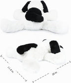WEIGEDU Juguete de Peluche para Perro de Peluche, Beagle Blanco, 20...
