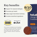 PetLab Co. Masticables probióticos para alergias e inmunes, 30 mast...