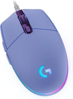 Ratón para juegos con cable Logitech G203 - Lila | LIGHTSYNC RGB, m...