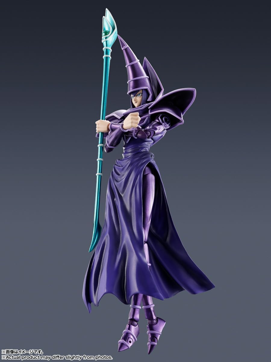 TAMASHII NATIONS - Yu-Gi-Oh! - Mago Oscuro, Figura de acción Bandai...