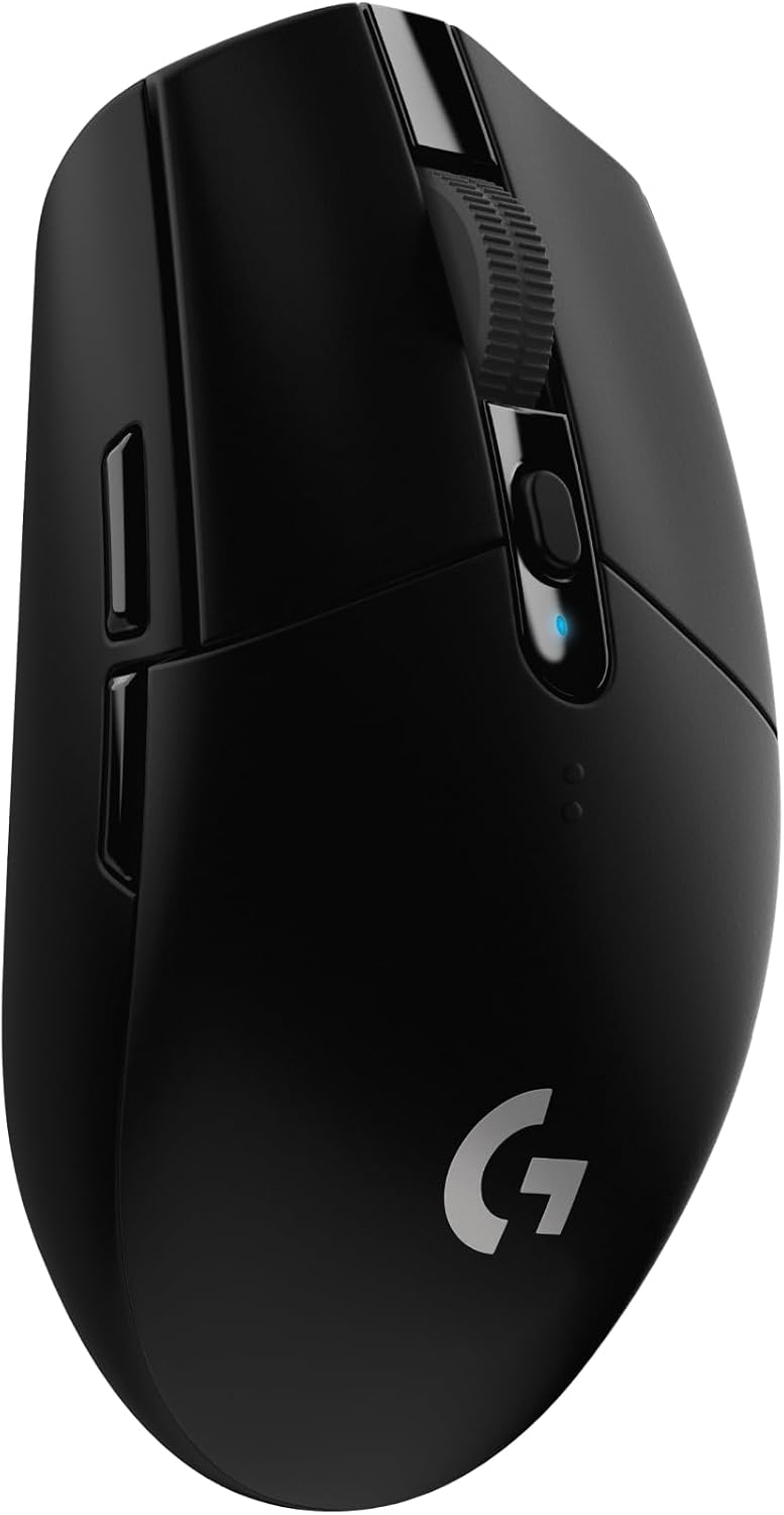 Logitech G 305 Lightspeed - Mouse inalámbrico para juegos, negro +...