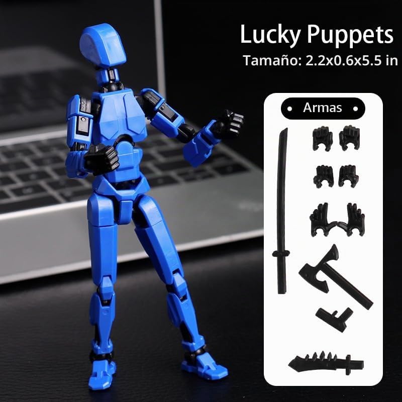 Conjunto de 13 figuras de acción Titan de Dumwick, completamente en...