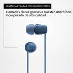 Sony WI-C100 - Auriculares inalámbricos Bluetooth con micrófono int...