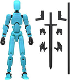 MerryXD T13 Figura de acción 3D, muñeco de ensamblaje completado No...
