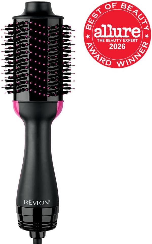 Revlon-Cepillo de aire caliente para secador de cabello y voluminiz...