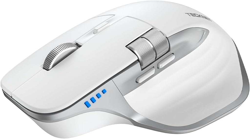 Ratón inalámbrico TECKNET, desplazamiento lateral Bluetooth recarga...