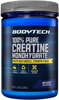 BodyTech - Monohidrato de creatina en polvo, sin sabor, 10.58 onzas...