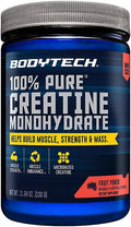 BodyTech - Monohidrato de creatina en polvo, ponche de frutas, 11.6...