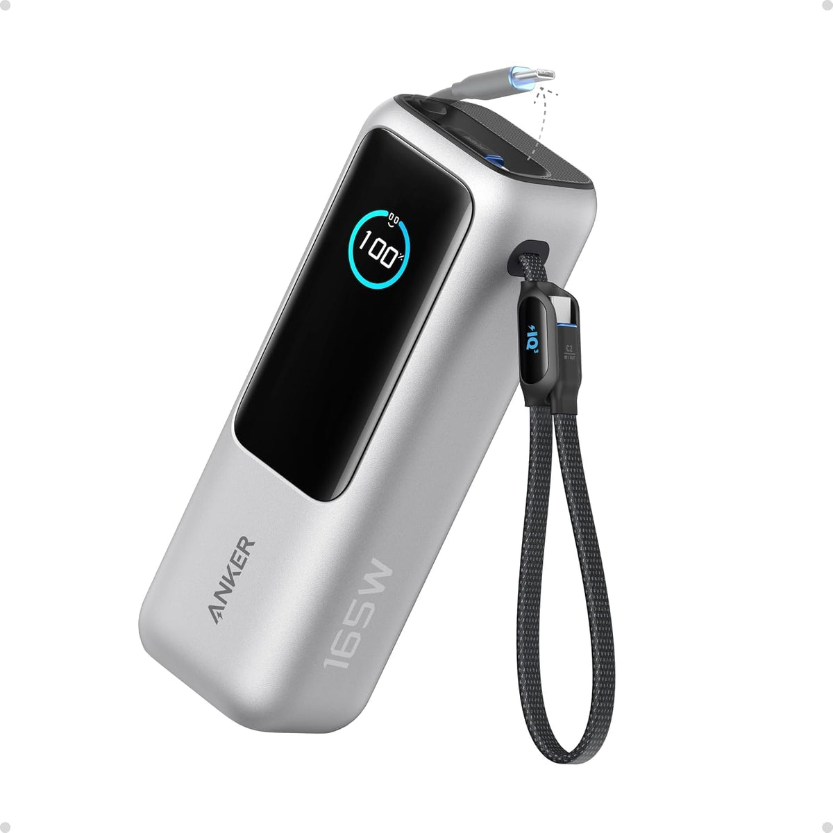 Anker - Banco de energía para laptop, 25,000 mAh esencial de viaje...
