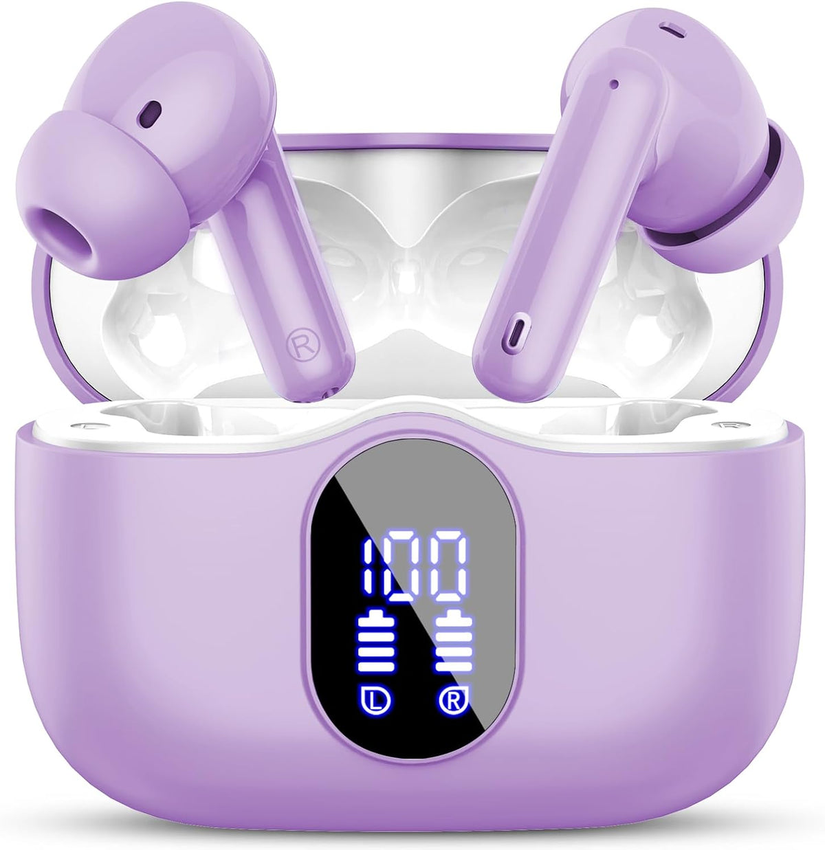 Auriculares inalámbricos, Bluetooth 5.4 Auriculares estéreo y llama...