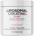 Codeage - Monohidrato de creatina liposomal en polvo, 5000 mg, 30 p...
