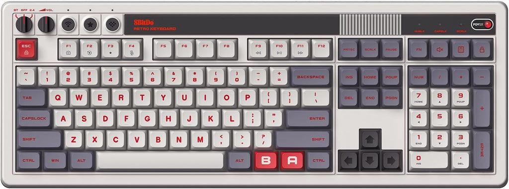 Teclado inalámbrico mecánico 8Bitdo Retro 108 para PC y Android, ed...