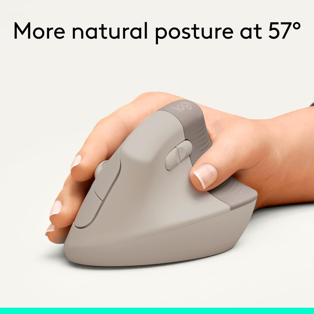 Logitech Ratón inalámbrico ergonómico vertical Lift - Arena | Conéc...
