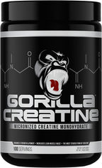 Gorilla Mind Polvo de Monohidrato de Creatina Micronizado, Mejora e...