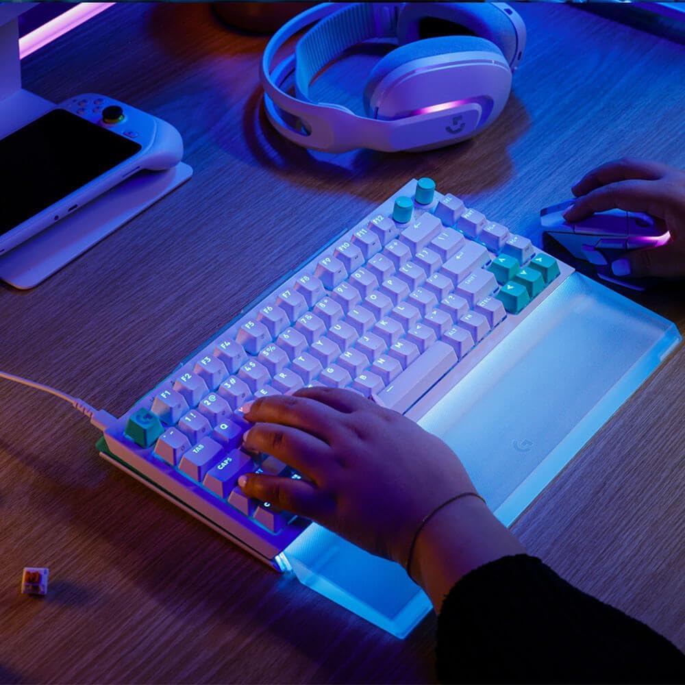 Logitech G 512 X 75 TMR + teclado mecánico para juegos con interrup...
