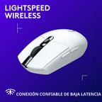 Logitech G Ratón inalámbrico para juegos 305 Lightspeed - Blanco |...