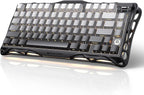 GravaStar Teclado mecánico inalámbrico para juegos Mercury K1 75% c...