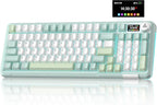SOLAKAKA Teclado mecánico inalámbrico A99 Pro con BT5.0\/2.4GHz\/US...