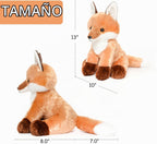 WEIGEDU - Lindo zorro rojo de peluche con cola grande y suave | Reg...