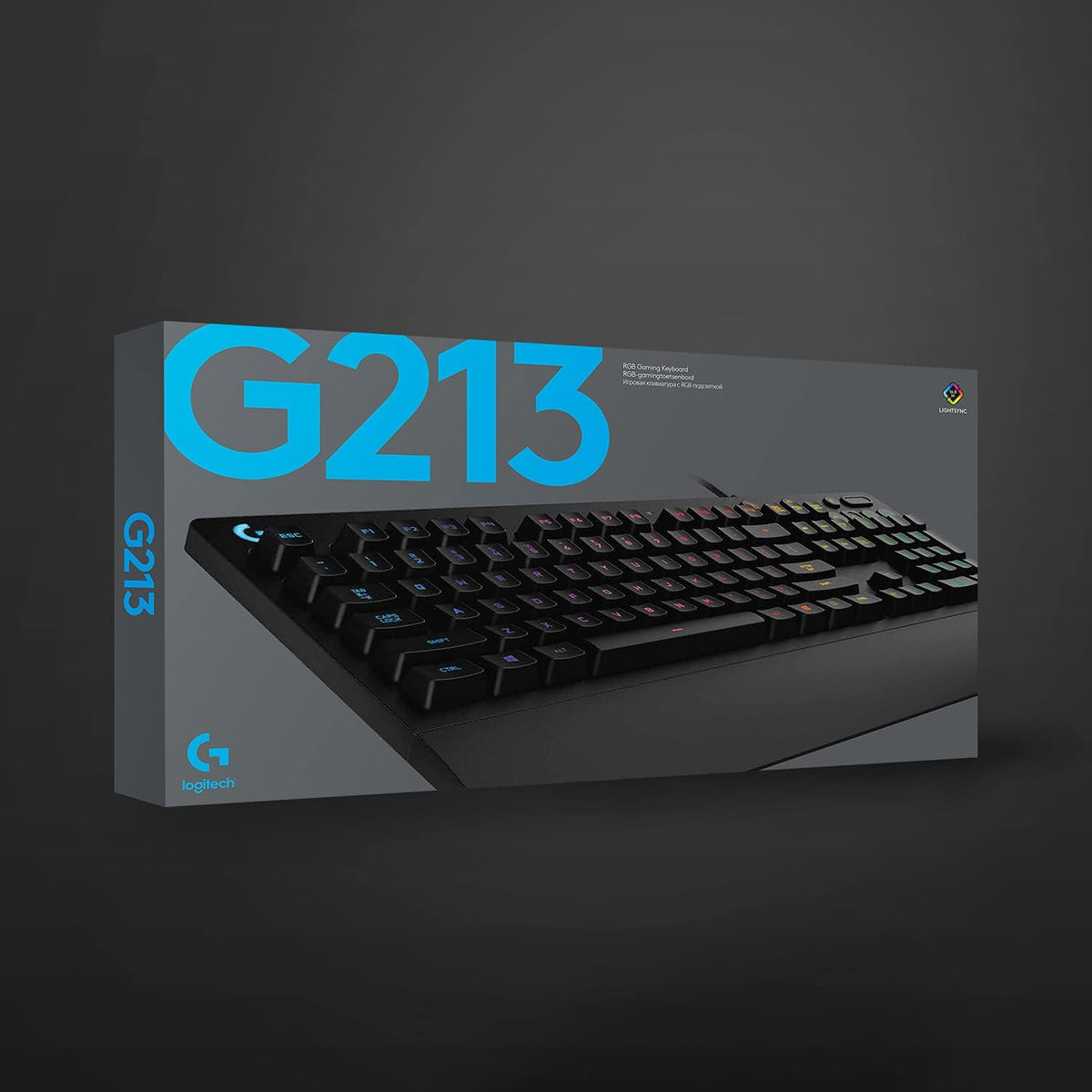 Teclado para juegos Logitech G213 Prodigy con cable RGB - Negro | L...