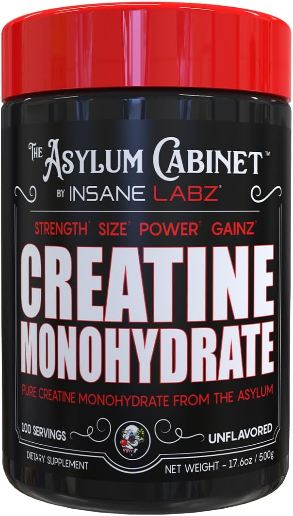 Insane Labz Insane - Polvo de monohidrato de creatina, sin sabor, a...