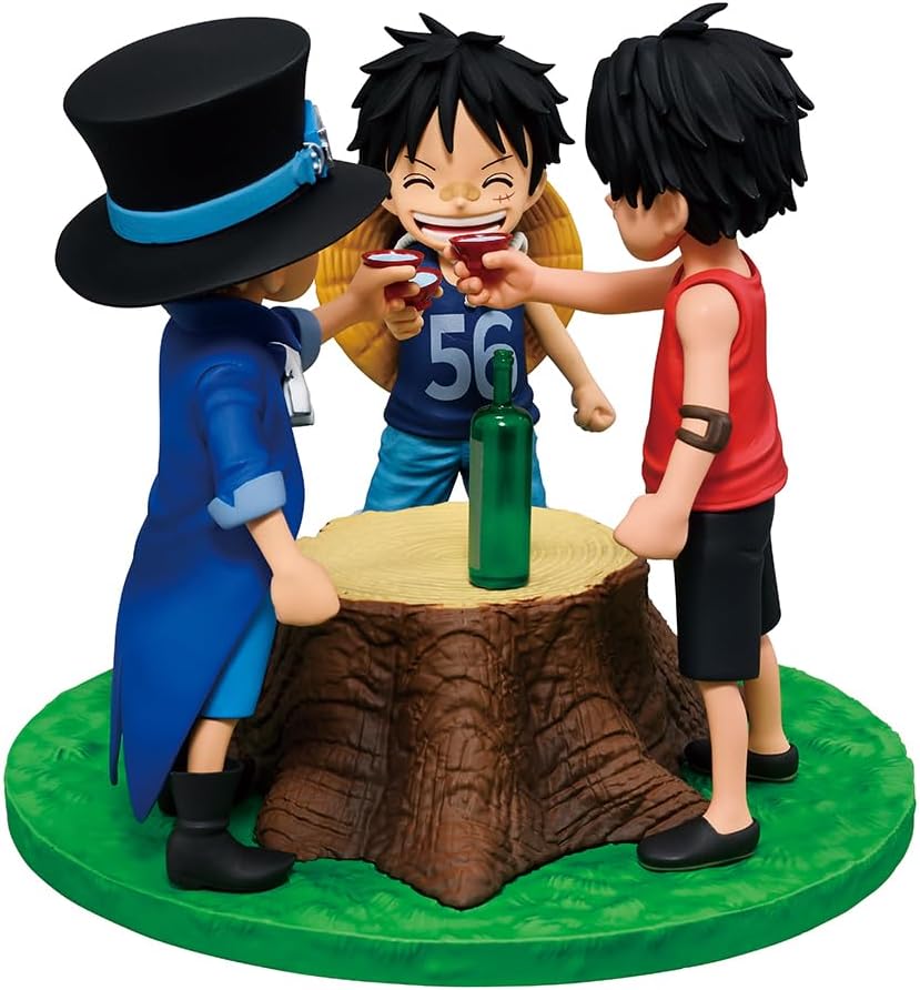 Figura Ichibansho - One Piece - Ace & Sabo & Luffy (Recuerdos Dramá...