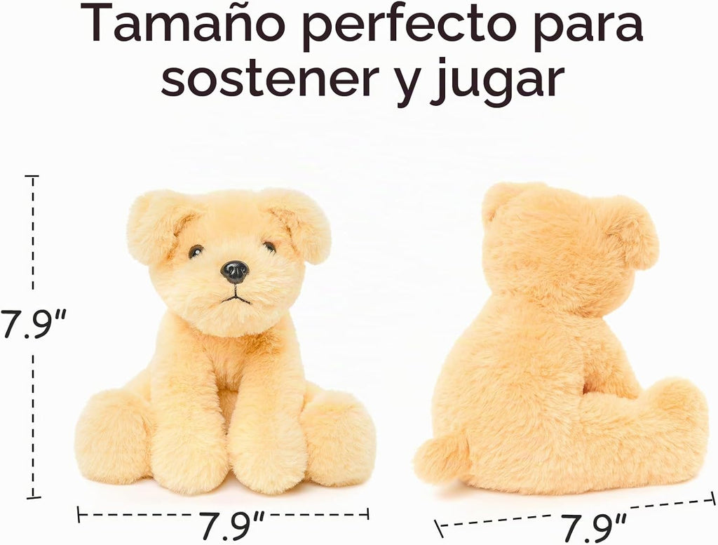 WEIGEDU Labs Labrador Golden Retriever Animal de peluche, 7.9 pulga...