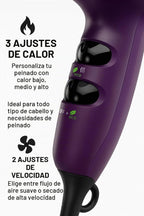 Secador de pelo compacto Remington Ionic, 1875 W, secador portátil...