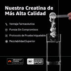 Momentous Monohidrato de creatina en polvo, 0.2 oz por porción, san...